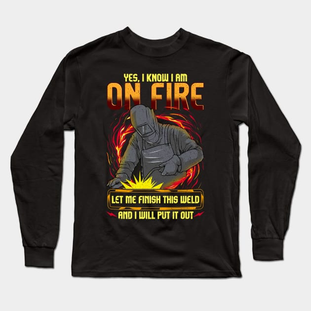 Funny Saying Welding Gift Welding Mask Tee Fun Welder Pun
